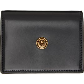 Versace Versace Black Emblème Leather Wallet