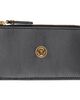 Versace Versace Black Emblème Leather Zip Card Holder - 1