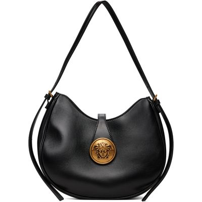 Versace Versace Black Emblème Nappa Shoulder Bag