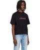 Versace Versace Black Embroidered-Logo Cotton-Jersey Regular T-shirt - 2