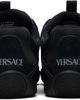 Versace Versace Black Galaxia Leather Sneakers - 2