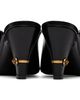 Versace Versace Black Giulietta Leather Mule Heeled Sandals - 2
