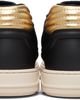 Versace Versace Black Greca Court Faux-Leather Sneakers - 2