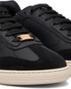 Versace Versace Black Greca Court Faux-Leather Sneakers - 4