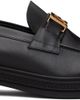 Versace Versace Black Greca Leather Loafers - 1