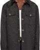 Versace Versace Black Jacquard Cotton Overshirt - 1