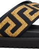 Versace Versace Black Jacquard Nappa Sandals - 1