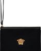 Versace Versace Black 'La Medusa' Canvas Pouch - 1