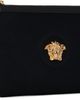 Versace Versace Black 'La Medusa' Canvas Pouch - 2