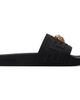 Versace Versace Black 'La Medusa' Rubber Slides - 1