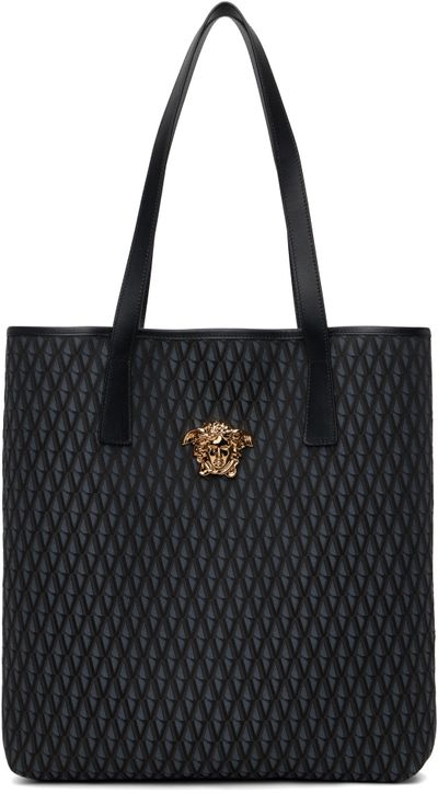 Versace Versace Black 'La Medusa' V Jacquard Tote