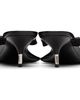 Versace Versace Black Leather Heeled Sandals - 2
