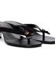 Versace Versace Black Leather Heeled Sandals - 4
