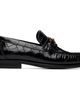 Versace Versace Black Medusa '95 Croc-Effect Loafers - 1