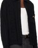 Versace Versace Black Mixed-Stitch Wool Knit Cardigan - 2