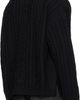 Versace Versace Black Mixed-Stitch Wool Knit Cardigan - 3