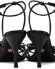 Versace Versace Black Opera Bow Nappa 85mm Heeled Sandals - 2