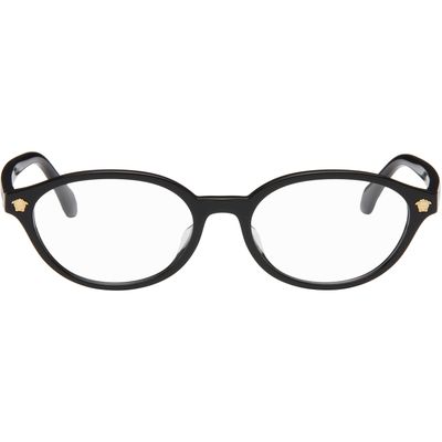 Versace Versace Black Oval Glasses