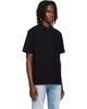 Versace Versace Black Piquet Crystal Embroidered Knitted Collar Polo - 2