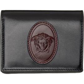 Versace Versace Black Roomy Leather Wallet