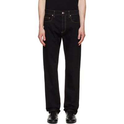 Versace Versace Black Tapered Jeans