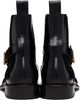 Versace Versace Black V Leather Chelsea Boots - 2