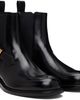 Versace Versace Black V Leather Chelsea Boots - 4