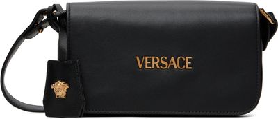 Versace Versace Black Versace Tag Nappa Mini Bag