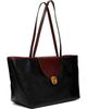Versace Versace Black Vivian Small Coated Canvas Tote - 2