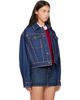 Versace Versace Blue Denim Blouson Jacket - 2