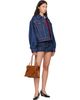 Versace Versace Blue Denim Blouson Jacket - 4