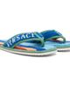 Versace Versace Blue Medusa Jacquard Flip-Flops - 4