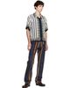 Versace Versace Blue Printed Crêpe De Chine Silk Shirt - 4