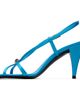 Versace Versace Blue Valentina Satin Heeled Sandals - 3