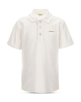 Versace Versace Boys' Embroidered Logo Piquet Polo Shirt