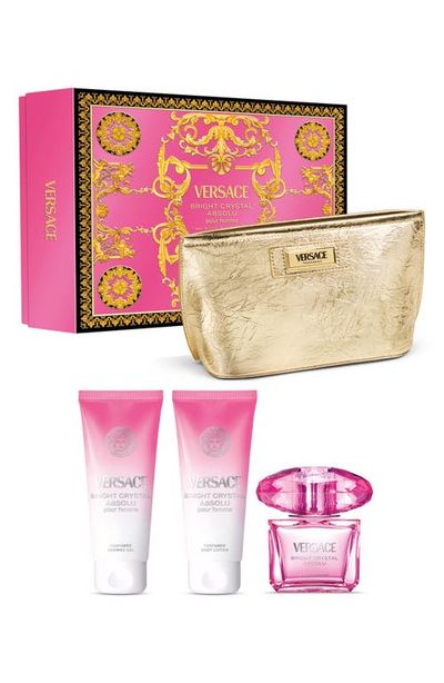 Versace Versace Bright Crystal Absolu 4-Piece Gift Set $240 Value 