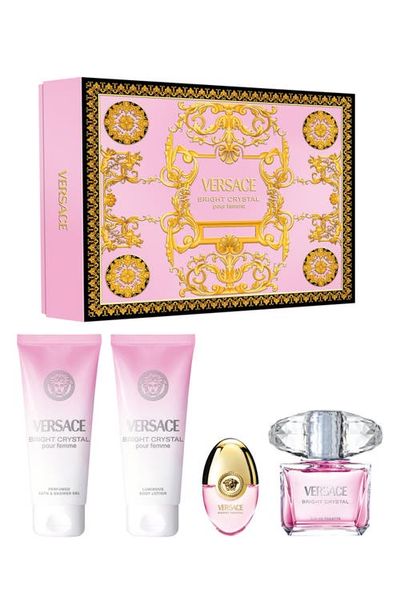 Versace Versace Bright Crystal Eau de Toilette Set $299 Value 