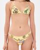 Versace Versace Broken Jewels Printed Bikini Bottoms Burro/Azur/Gold - 4