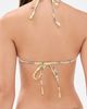 Versace Versace Broken Jewels Printed Bikini Top Burro/Azur/Gold - 3