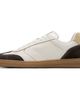Versace Versace Brown & White Greca Court Nappa & Suede Sneakers - 3