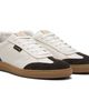 Versace Versace Brown & White Greca Court Nappa & Suede Sneakers - 4