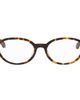 Versace Versace Brown Oval Glasses - 1