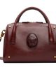 Versace Versace Brown Roomy Leather Boston Bag - 1