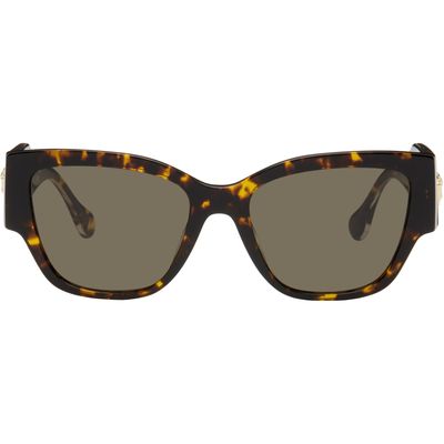 Versace Versace Brown Tortoiseshell Sunglasses