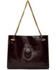 Versace Versace Burgundy Medium Calf Leather Bag - 1