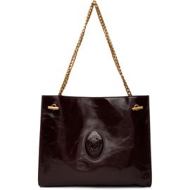 Versace Versace Burgundy Medium Calf Leather Bag