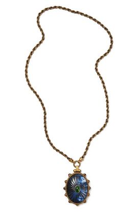 Versace Versace Cabochon Pendant Necklace
