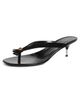 Versace Versace Calf Leather Sandals Black/Gold - 1