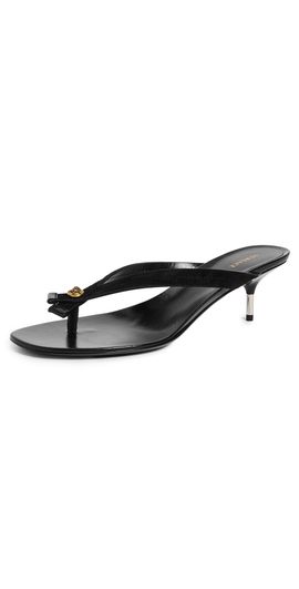 Versace Versace Calf Leather Sandals Black/Gold