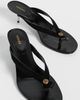 Versace Versace Calf Leather Sandals Black/Gold - 2